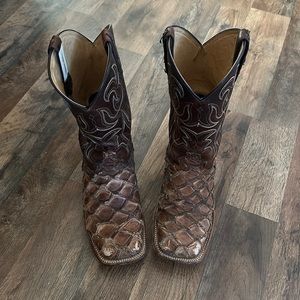 Cody James Pirarucu Exotic Boots